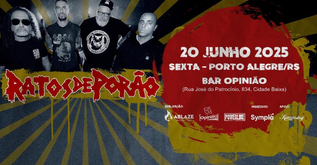 Ratos de Porão no Opinão em Porto Alegre 20/06/25