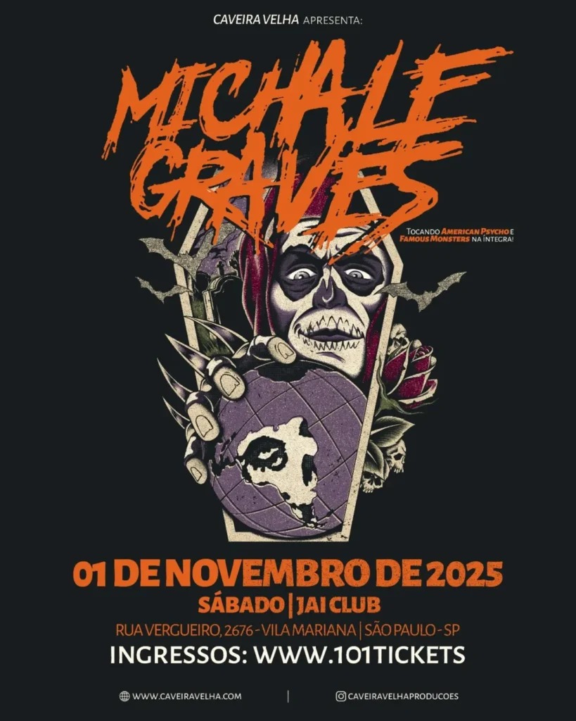 MICHALE GRAVES FAZ SHOW EXCLUSIVO EM SÃO PAULO EM NOVEMBRO