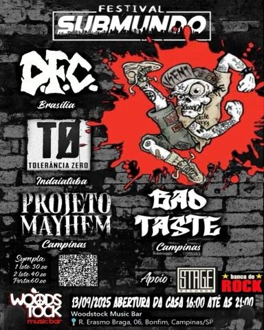 Festival Submundo traz peso do underground para Campinas.