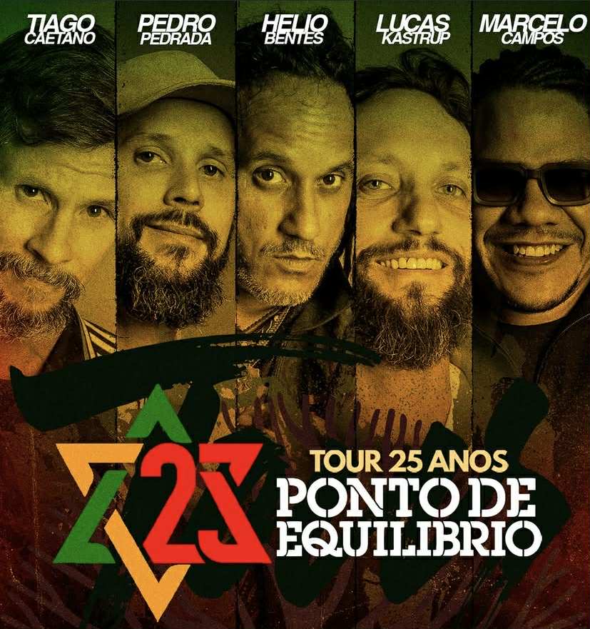 Ponto de Equilíbrio celebra 25 anos com turnê histórica pelo Brasil