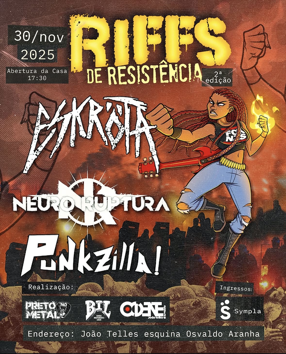 Quando o Underground é Resistência: Eskröta, Neuro Ruptura e Punkzilla no Ocidente