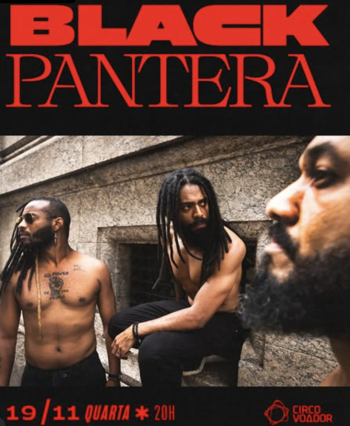 Black Pantera grava primeiro audiovisual no Circo Voador