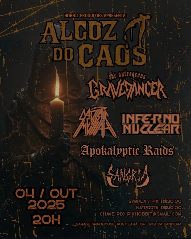 Alerta de Caos: O Metal Subterrâneo Toma Conta do Rio de Janeiro.
