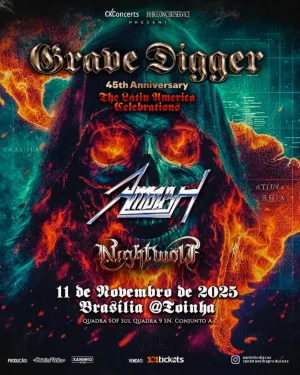 GRAVE DIGGER: “The Latin America Celebrations – 45th Anniversary”,