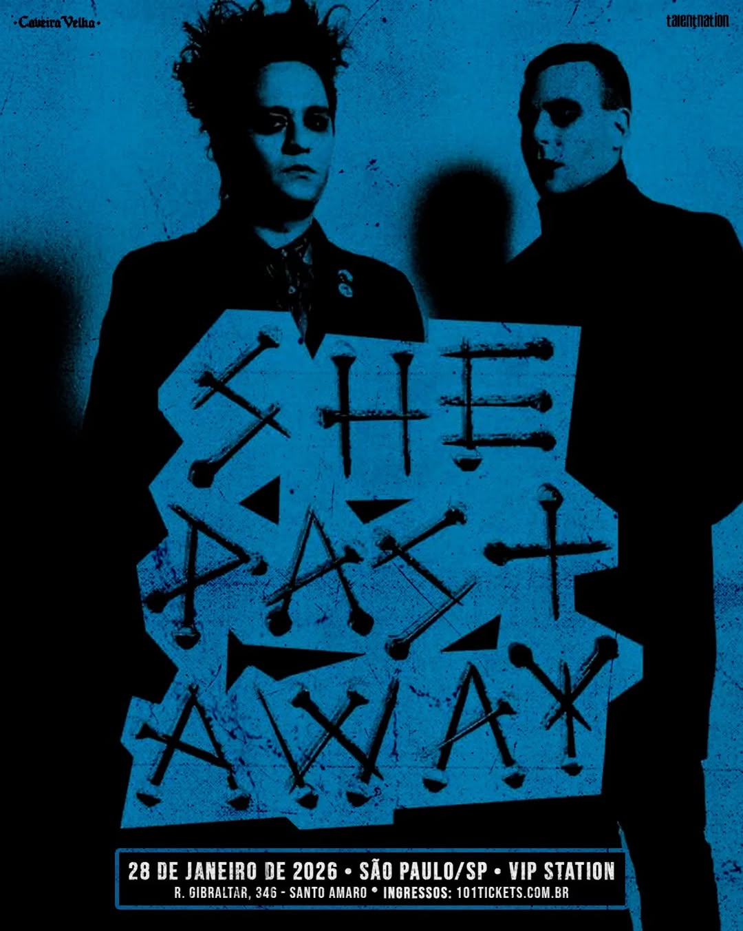 She Past Away fará show único em São Paulo em janeiro de 2026