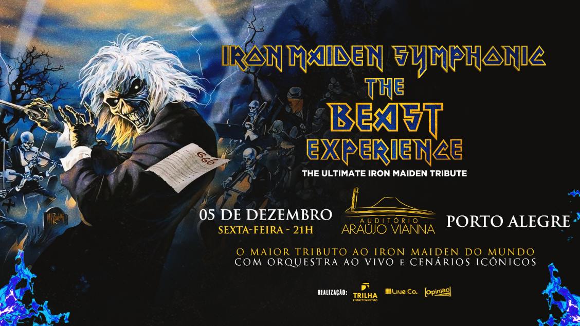IRON MAIDEN SYMPHONIC – THE BEAST EXPERIENCE + ORQUESTRA NO AUDITÓRIO ARAÚJO VIANNA
