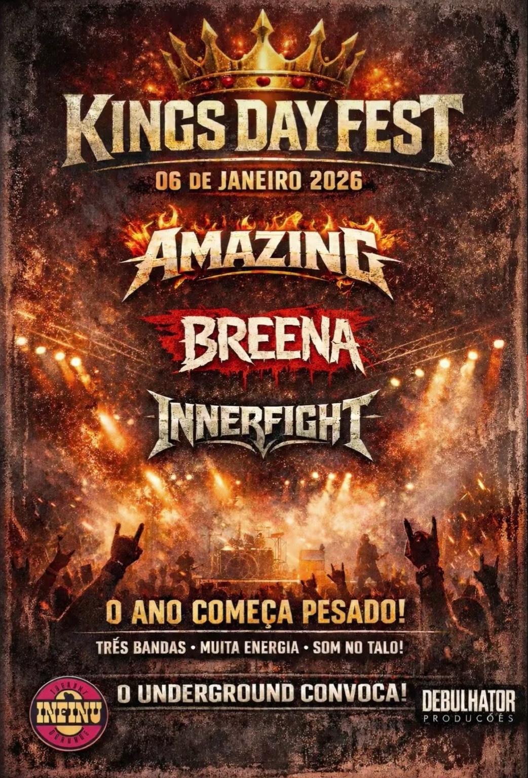 Kings Day Fest 2026: QUANDO O UNDERGROUND COMEÇA O ANO DO JEITO CERTO.