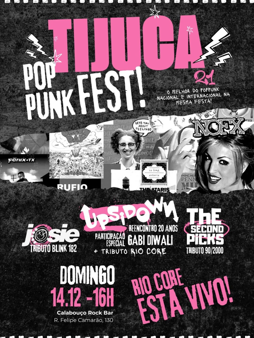 Uma noite de Pop Punk e Rio Core na Tijuca