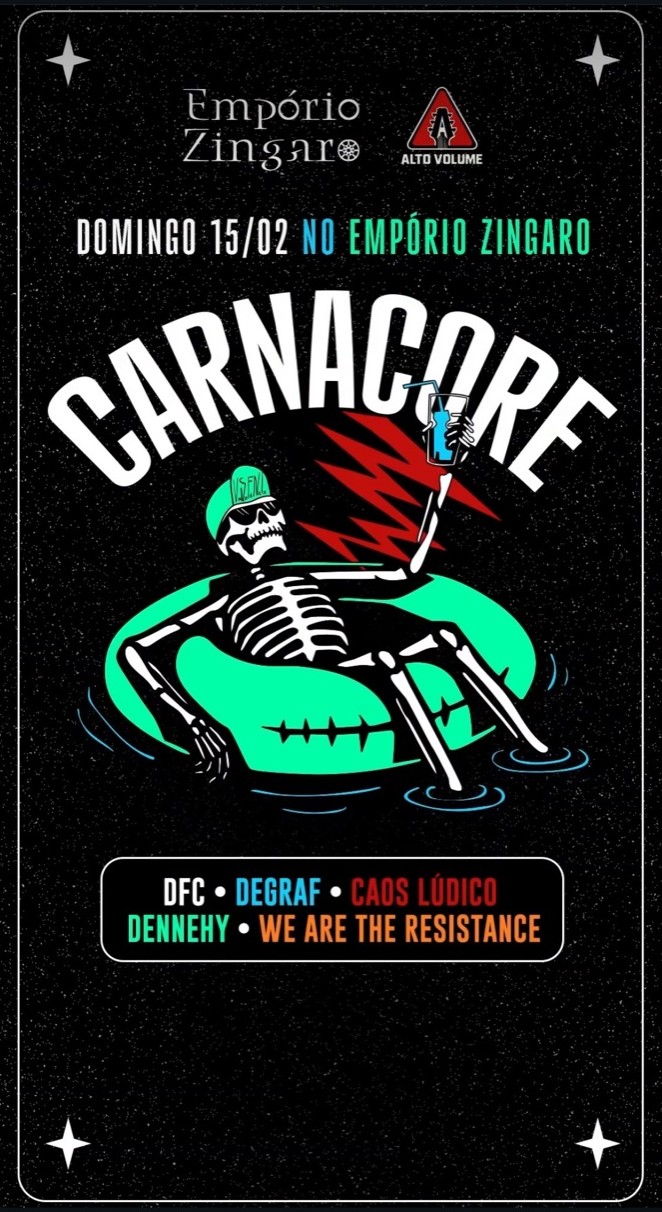 CARNACORE: QUANDO O CARNAVAL ENCONTRA O PESO DO UNDERGROUND