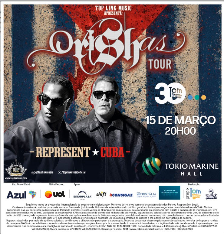 Orishas diz que, fora de Cuba, a banda tem liberdade de expressão e pode ir a qualquer lugar sem pedir permissão ao governo
