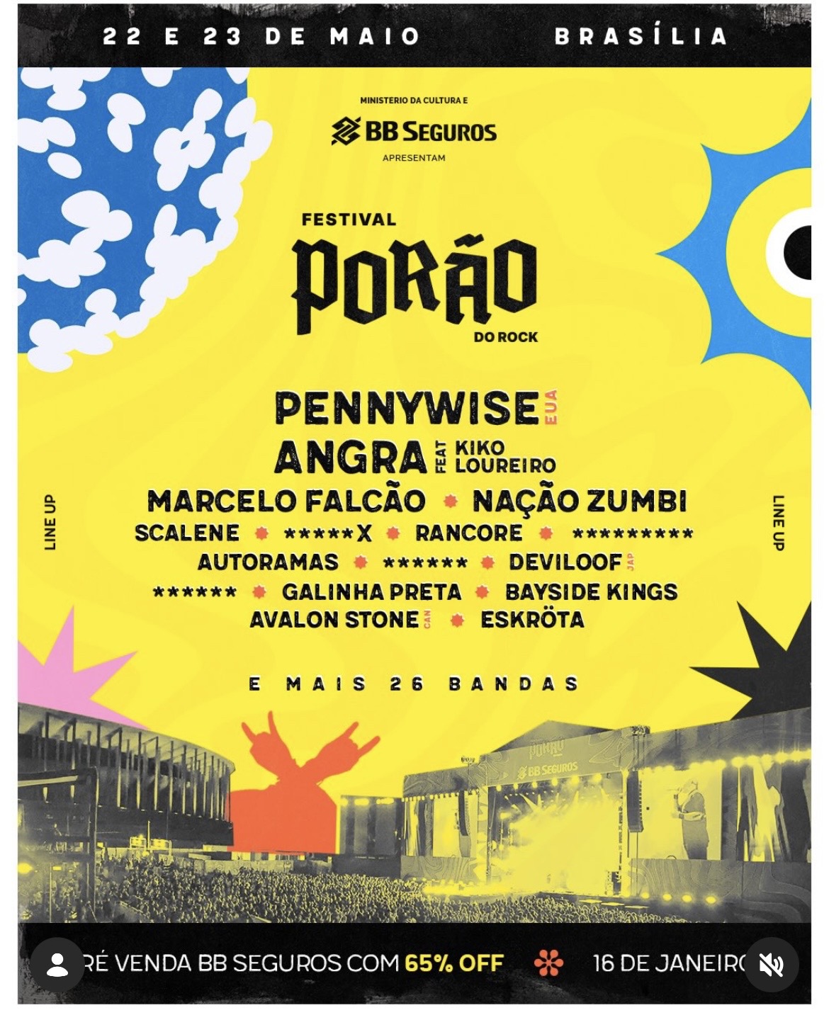 PORÃO DO ROCK 2026 O TEMPLO DO ROCK VOLTA A TREMER EM BRASILIA!
