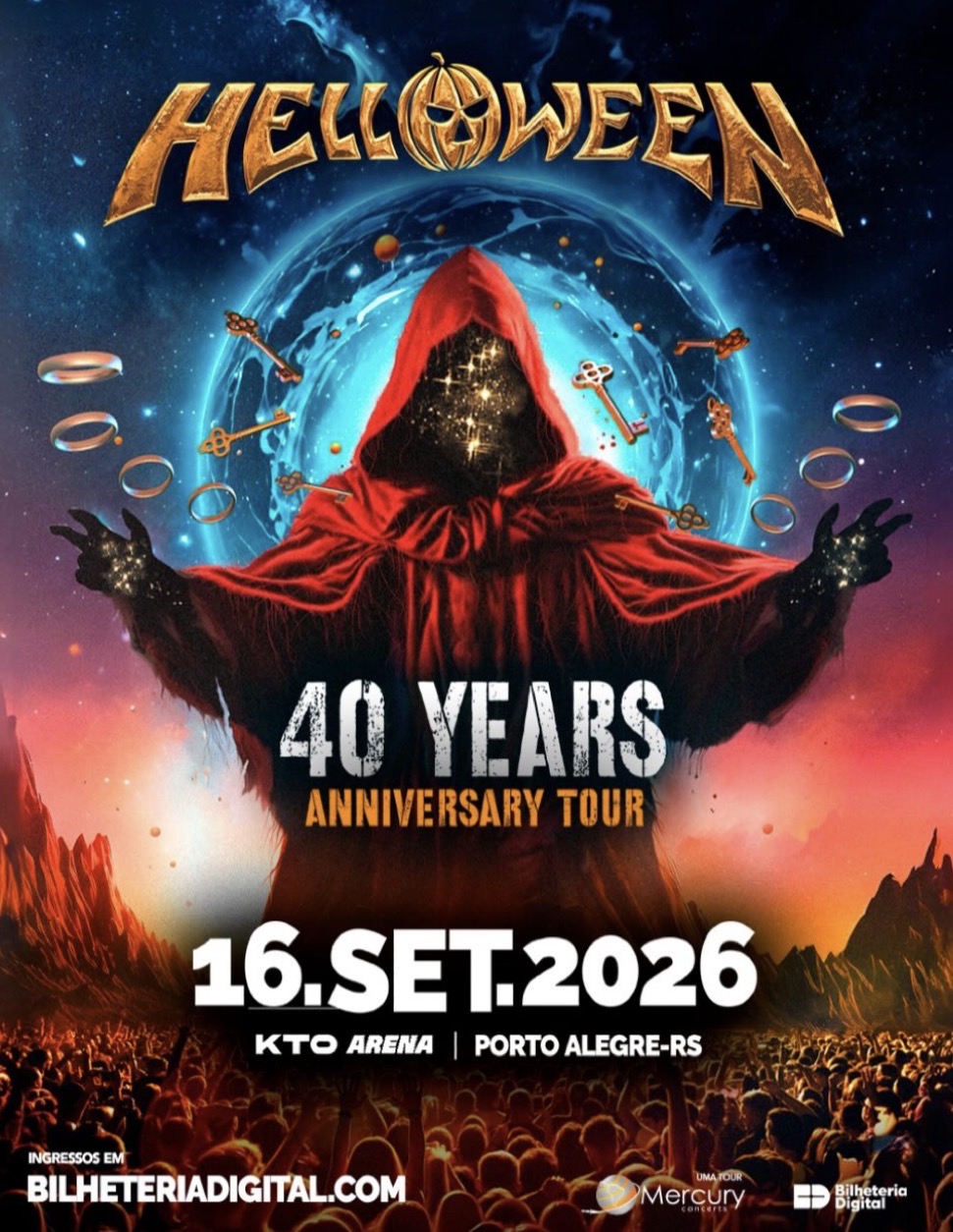 HELLOWEEN CELEBRA 40 ANOS DE HISTÓRIA EM PORTO ALEGRE