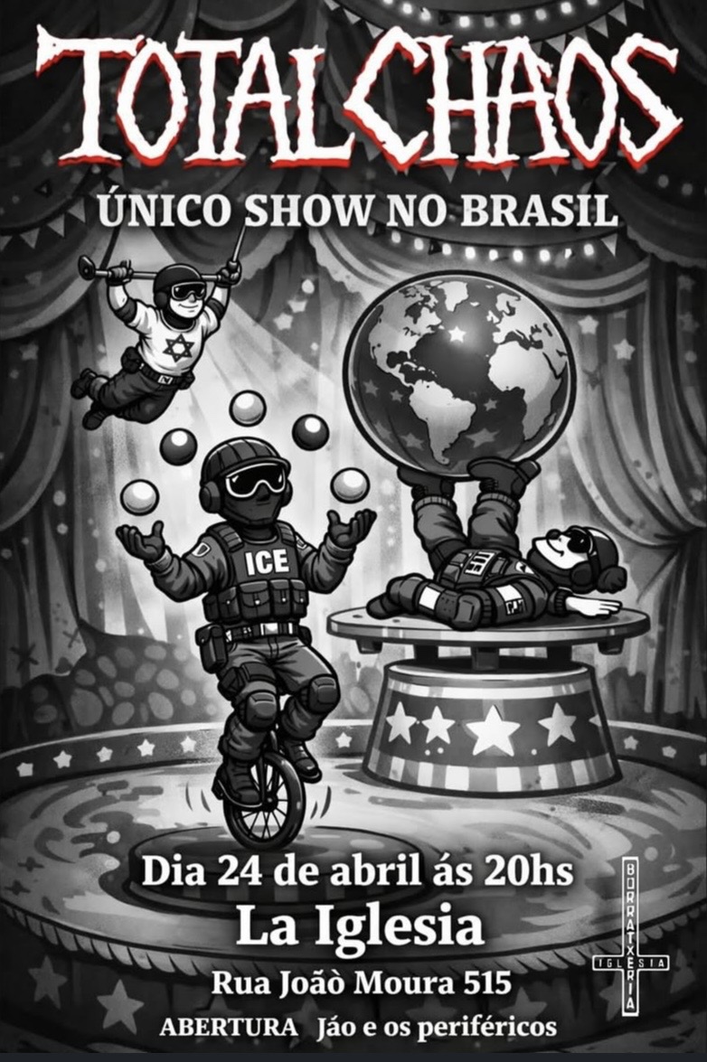 TOTAL CHAOS EM SÃO PAULO, UMA NOITE DE CAOS, HISTÓRIA E RESISTÊNCIA NO ALTAR DO PUNK