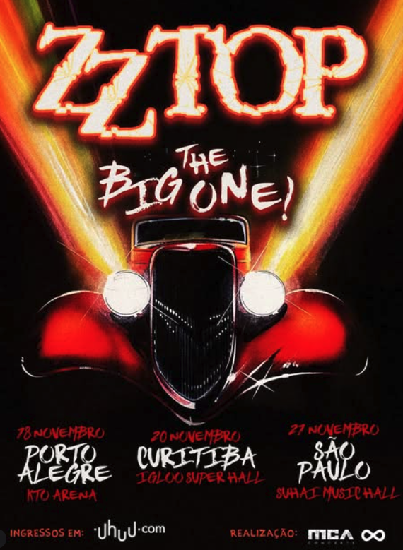 ZZ TOP CONFIRMA RETORNO AO BRASIL COM A TURNÊ “THE BIG ONE!”