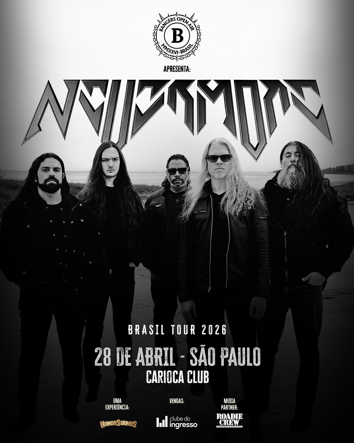 O NEVERMORE FARÁ UM SIDESHOW EM SÃO PAULO ALGUNS DIAS APÓS O BANGERS OPEN AIR