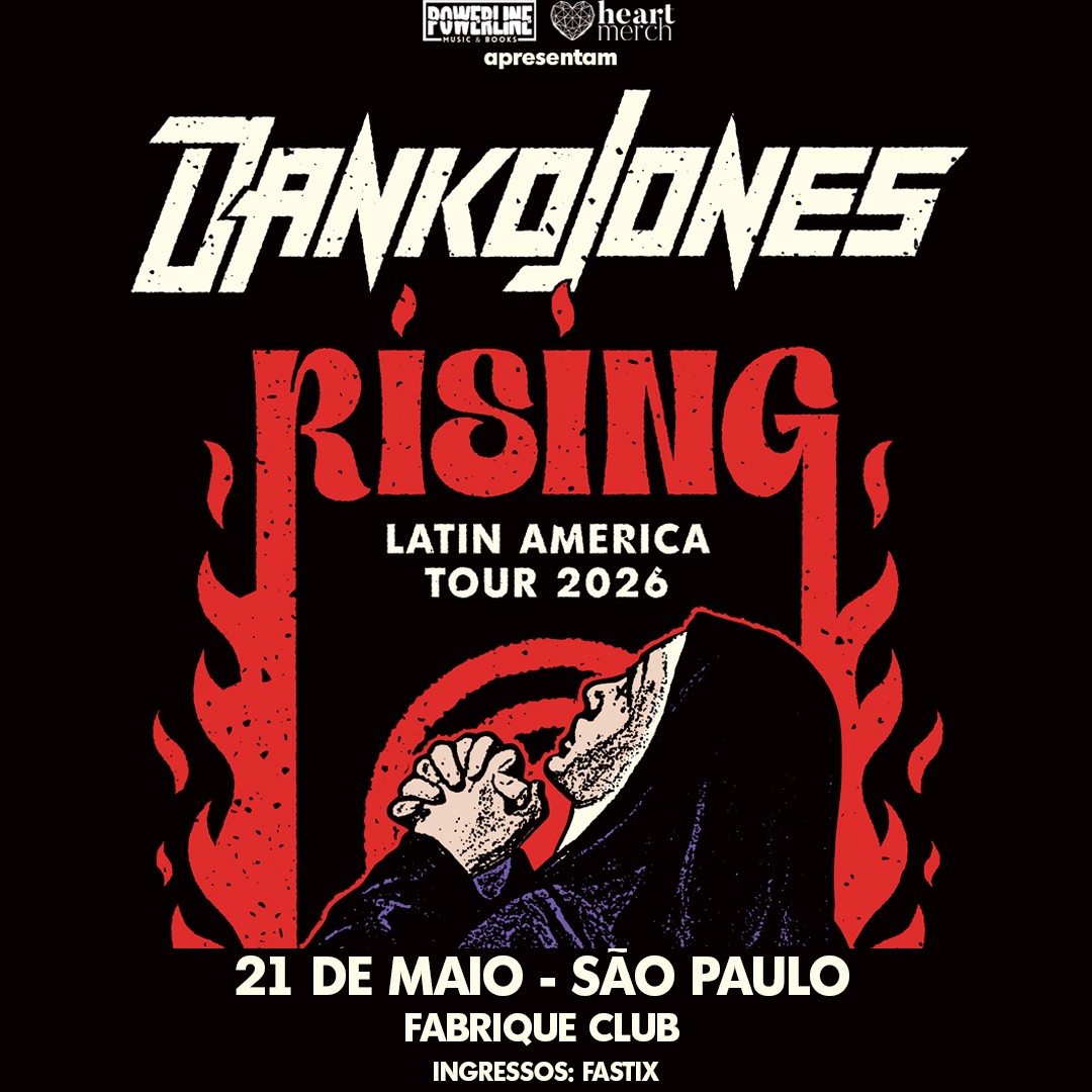 DANKO JONES ANUNCIA SÃO PAULO COMO PARADA DE SUA TOUR PELA AMÉRICA DO SUL