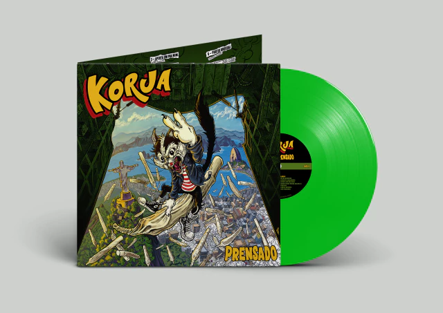 Korja lança “Prensado” e reforça identidade crua do punk carioca em edição especial em vinil