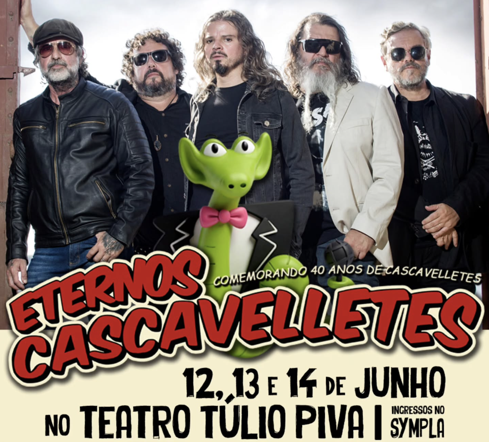 ETERNOS CASCAVELLETES CELEBRAM 40 ANOS DE HISTÓRIA EM TRÊS NOITES NO TEATRO TÚLIO PIVA