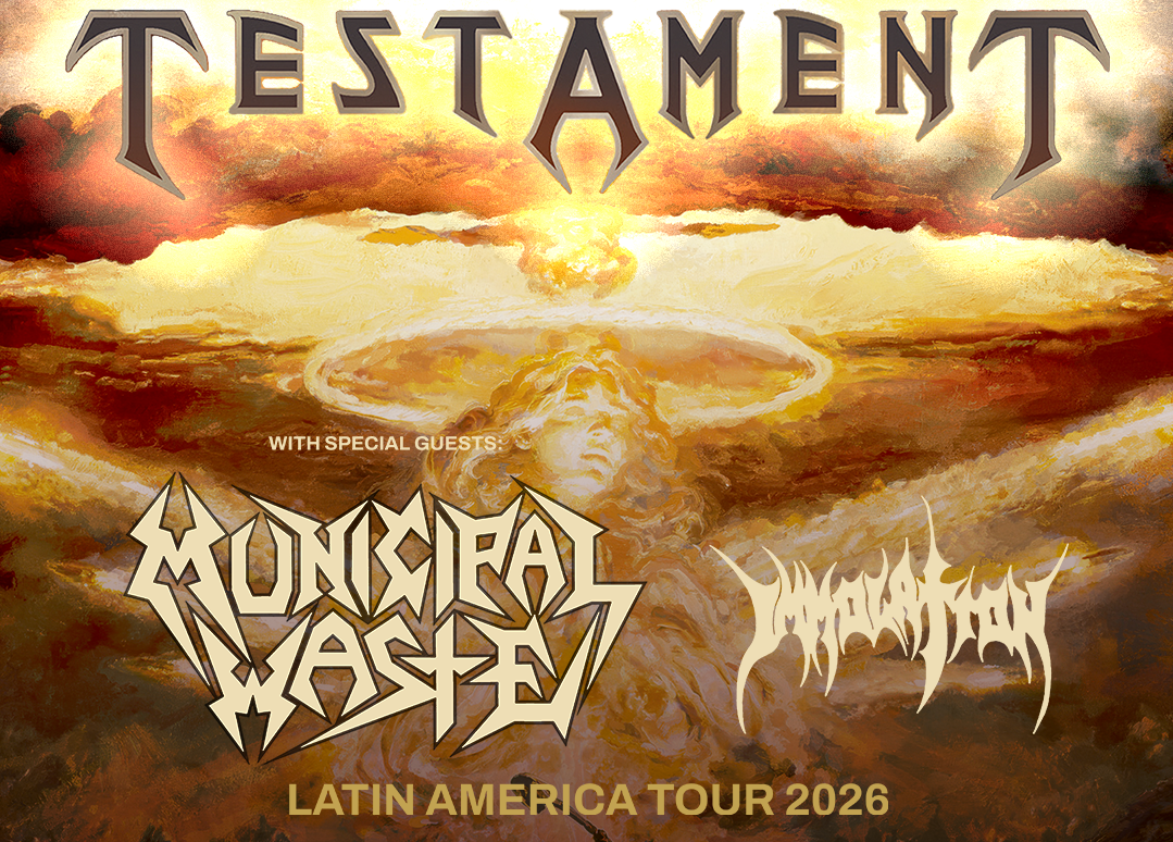 THRASH, CROSSOVER E DEATH METAL EM ESTADO BRUTO: TESTAMENT, MUNICIPAL WASTE E IMMOLATION NO BRASIL