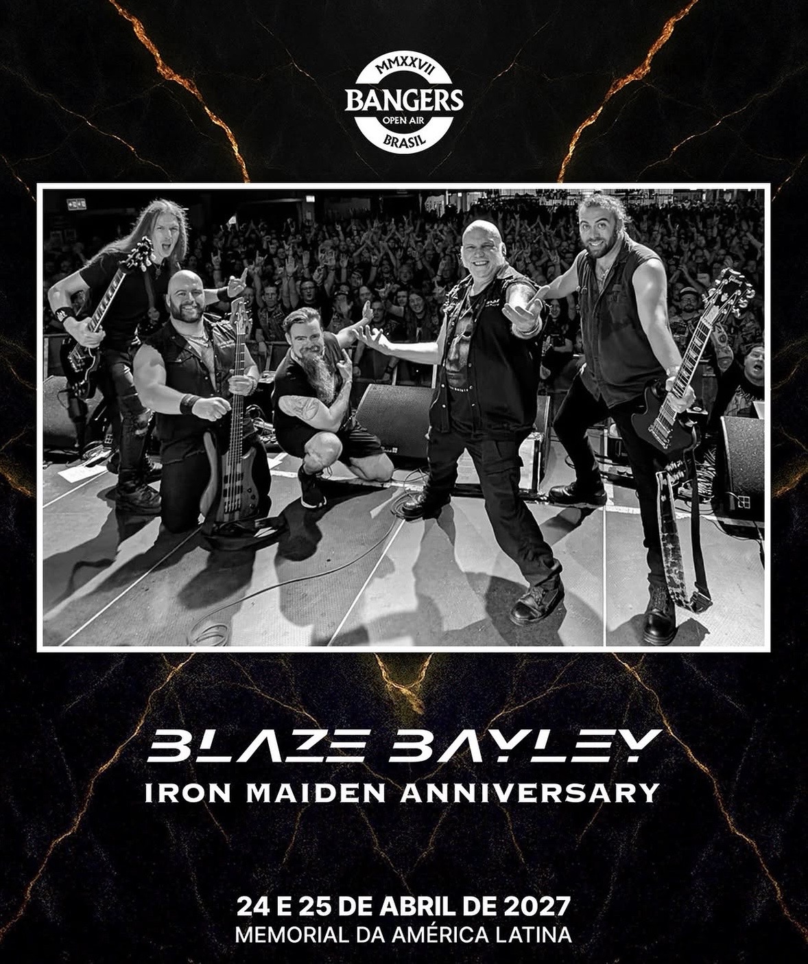 BLAZE BAYLEY É CONFIRMADO NO BANGERS OPEN AIR 2027 E RETORNA AO BRASIL COM SUA CELEBRADA CARREIRA SOLO