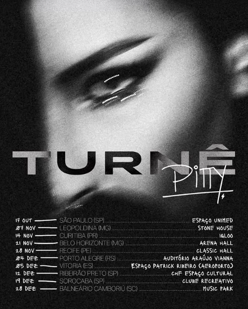 Pitty anuncia show em Porto Alegre dia 4 de dezembro