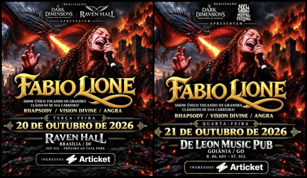 FABIO LIONE NO CENTRO OESTE: UMA VOZ QUE ATRAVESSOU GERAÇÕES DO METAL
