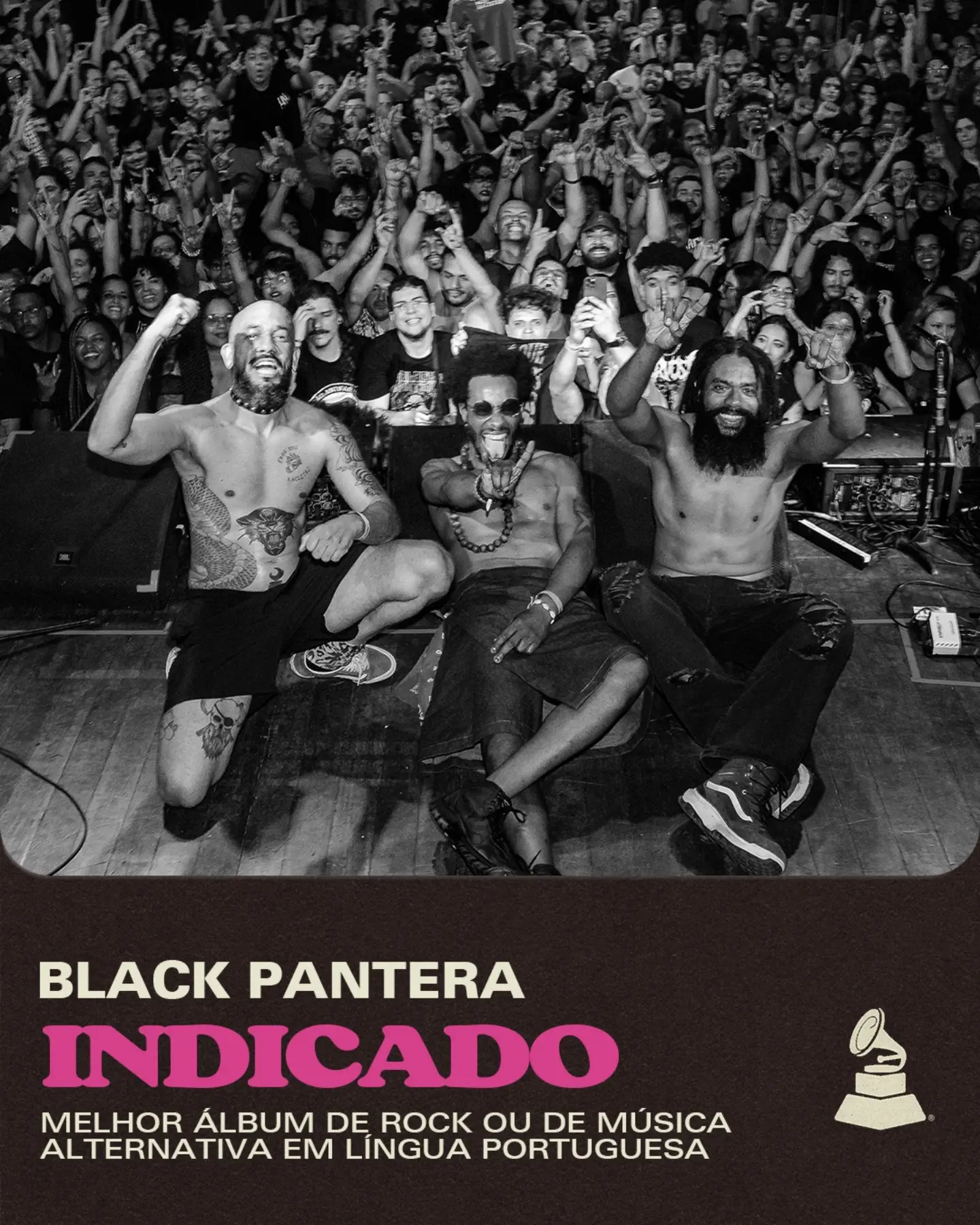 BLACK PANTERA É INDICADO AO GRAMMY LATINO 2026 COM “RESISTÊNCIA! AO VIVO NO CIRCO VOADOR”