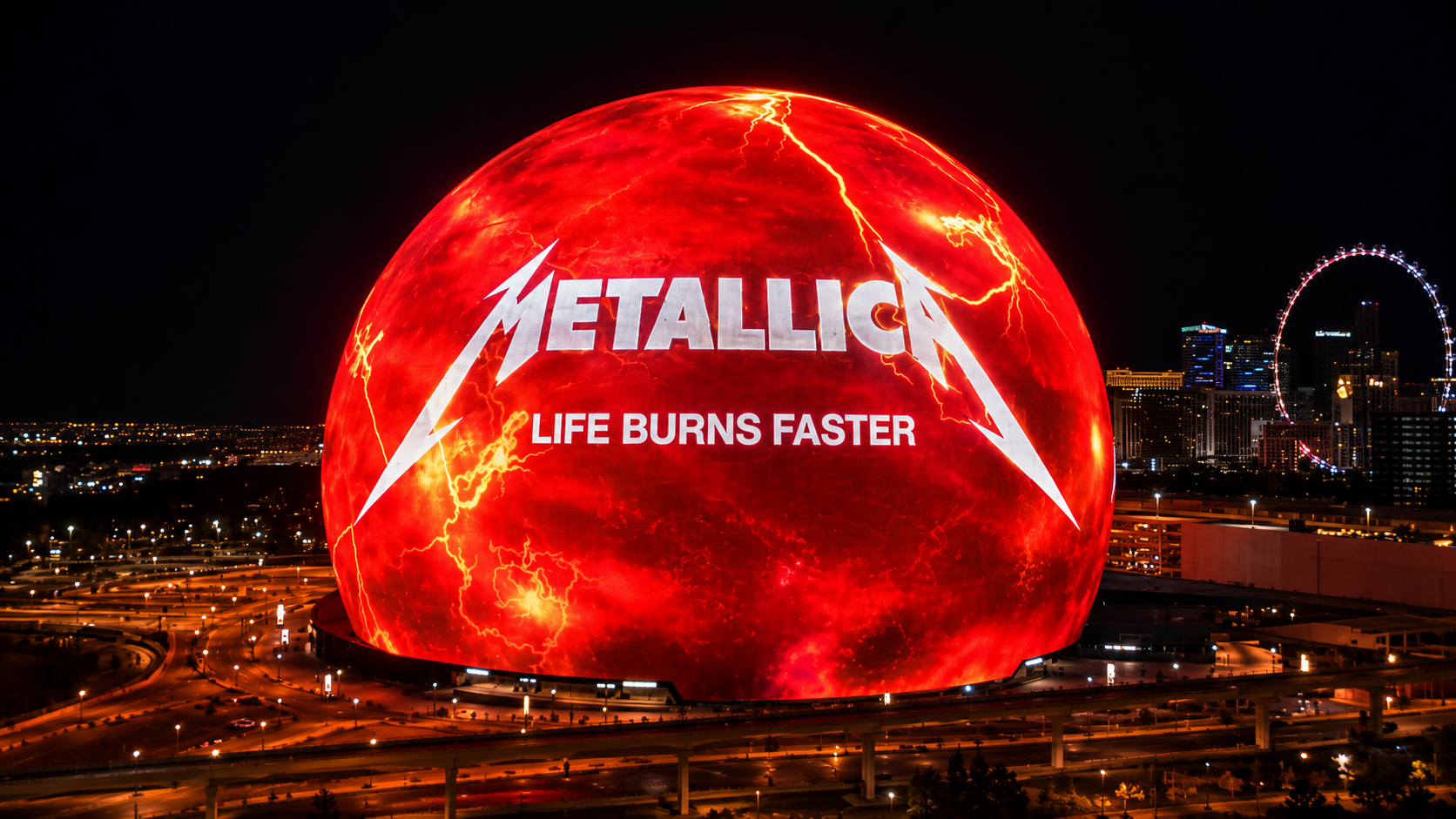 METALLICA ESTREIA NO SPHERE E TRANSFORMA LAS VEGAS EM UM GIGANTESCO TEMPLO DO HEAVY METAL
